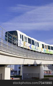 train on a railway line