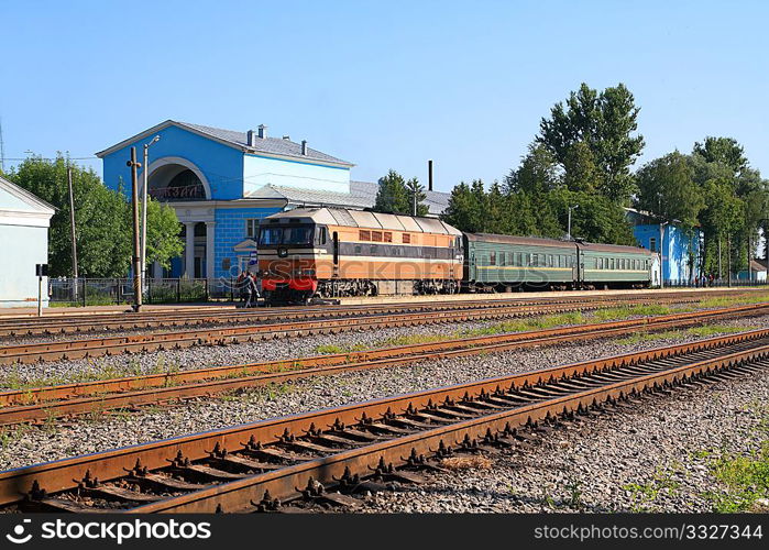 train on stations