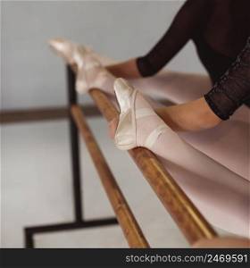 training while wearing pointe shoes