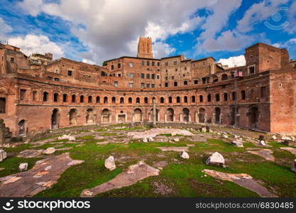 Trajan Forum in Rome, Italy