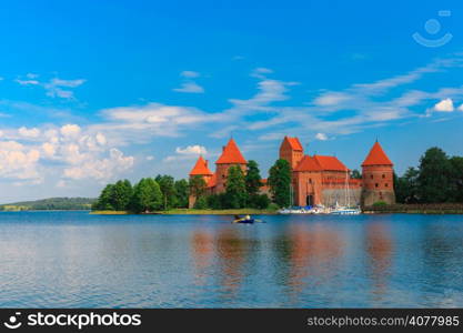 Trakai Island Castle near Vilnius, Lithuania