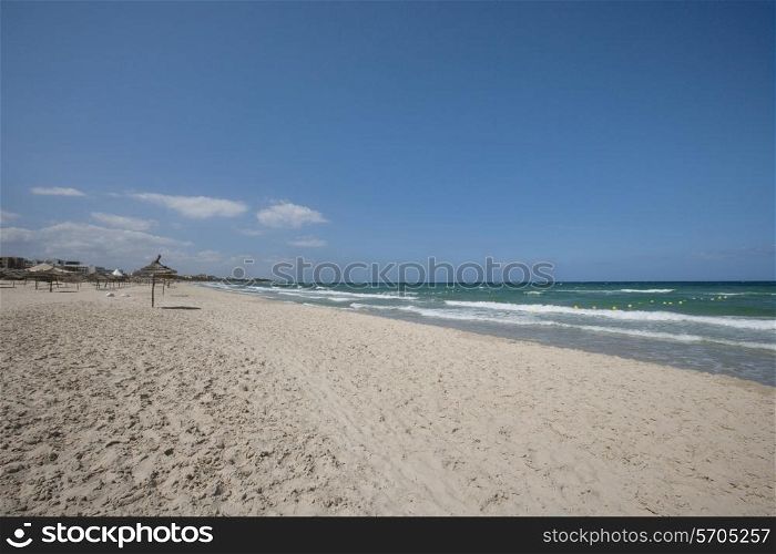 Tranquil view of beach; Sousse; Tunisia