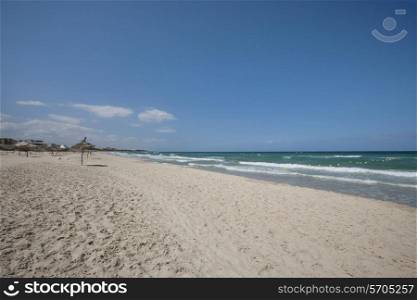 Tranquil view of beach; Sousse; Tunisia