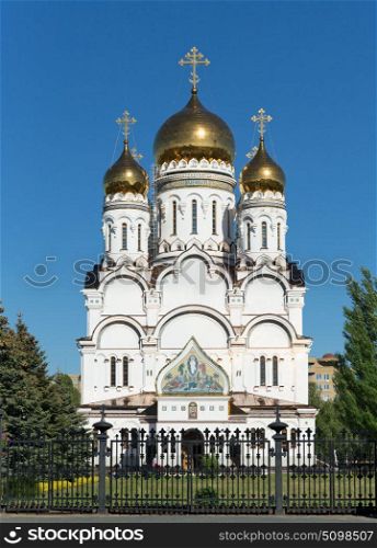 Transfiguration Cathedral in Togliatti. The biggest Orthodox church in Samara region
