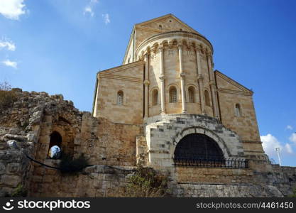 Transfiguration church on the top of Tavor mount, Israel
