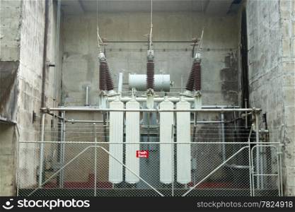 Transformer Commuter pressure to rise. Installed in the power plant.
