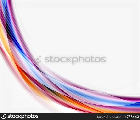 Translucent wave on white background. Translucent wave on white background. Modern business abstract template for your message