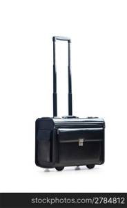 Travel case isolated on the white