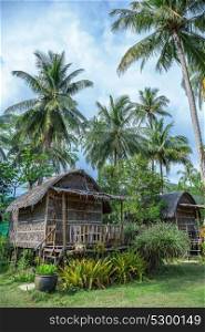 Travel cottages in the tropics of Thailand