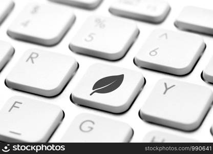 Travel icon on computer keyboard for online booking concept