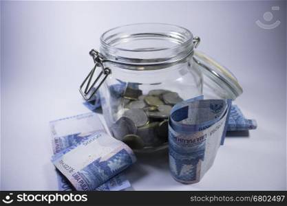 travel money glass jar world vacation planning currency. travel money glass jar world vacation planning currency photo