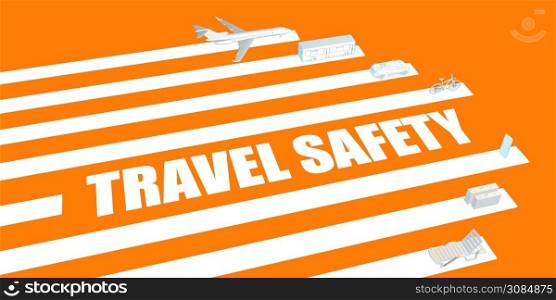 Travel Safety for Post Pandemic Recovery Concept. Travel Safety