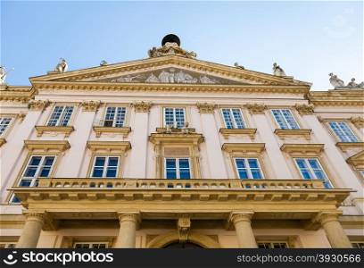 travel to Bratislava city - facade of Primate&rsquo;s Palace