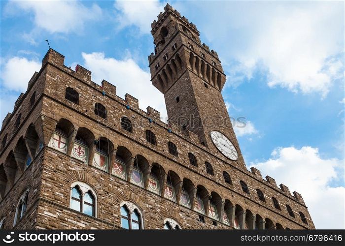 travel to Italy - Palazzo Vecchio (Old Palace, Town Hall) in Florence city