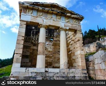 Treasure of the Athenians at Delphi, Greece