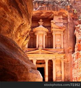 Treasury in Petra (Al Khazneh), Jordan
