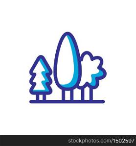 tree icon line art trendy design template logo signage illustration clip art
