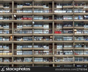 Trellick Tower, London. Trellick Tower iconic sixties new brutalist architecture