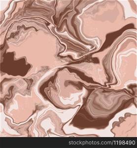 Trendy blush swirls of agate. Liquid swirls of marble texture. Fluid modern artwork. For wallpapers, banners, posters, cards, invitations, design covers, presentation, flyers. Vector illustration.. Trendy blush swirls of agate. Liquid swirls of marble texture.