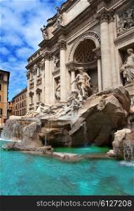 Trevi Fountain in Rome - Italy. (Fontana di Trevi)