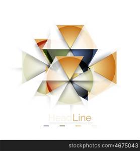 Triangle abstract background. Triangle abstract background. Colorful modern composiition