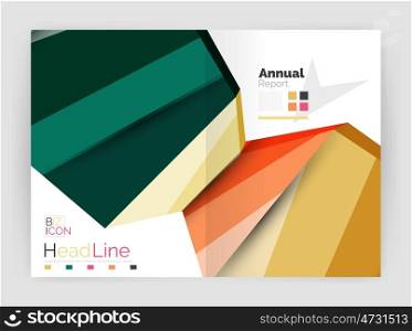 triangle design abstract background, business annual report templates