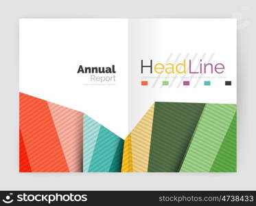 triangle design abstract background, business annual report templates