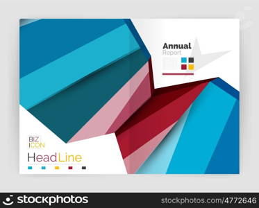 triangle design abstract background, business annual report templates