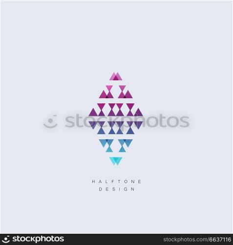 Triangle Design. Abstract Triangle Geometrical Symbol. Vector Technology pattern.. Triangle Design. Abstract Triangle Geometrical Symbol. Vector Technology pattern