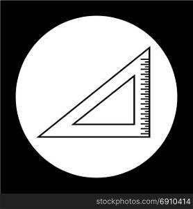 triangle ruler icon
