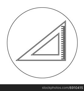 triangle ruler icon