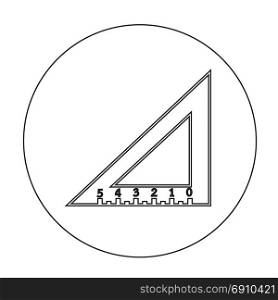 triangle ruler icon