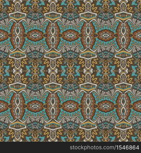 Tribal vintage abstract geometric ethnic seamless pattern ornamental. African wild trendy textile design. Ethnic seamless boho geometric pattern damask tile design surface
