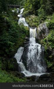 Triberg waterfall, the highest falls in Germany