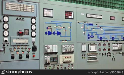 triggered audio-visual emergency warning alarms on main control panel, engineer comes and disables it