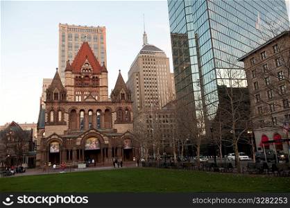Trinity Church in Boston, Massachusetts, USA