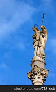 Triumph of Saint Rafael (Spanish:Triunfo de San Rafael), historic 18th century monument in the city of Cordoba, Spain, Andalusia region