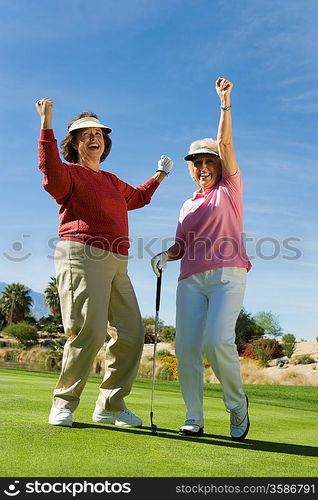 Triumphant Golfers