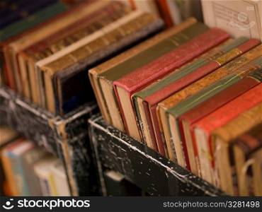 Trolley of books