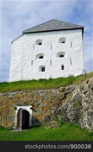 TRONDHEIM, NORWAY - CIRCA JULY 2019 Kristiansten fortress