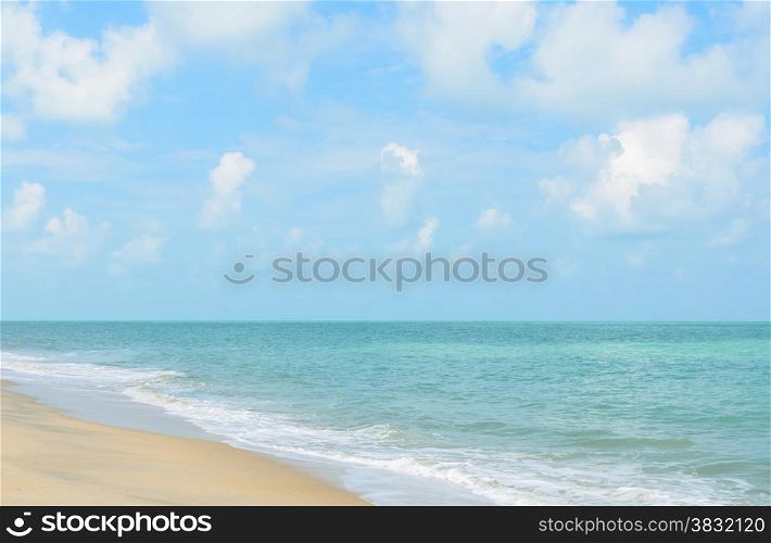 Tropical beach and sea in Thailand