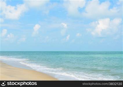 Tropical beach and sea in Thailand