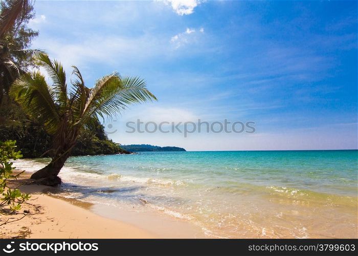 tropical beach. Beach on Ko Kood