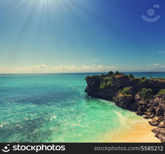 Tropical beach in Bali