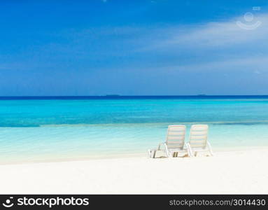 tropical beach in Maldives