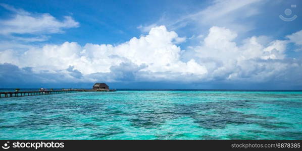 tropical beach in Maldives