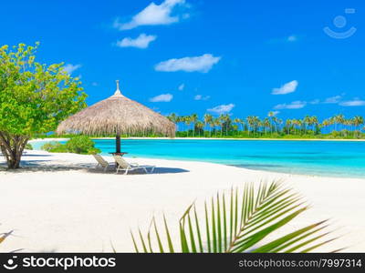 tropical beach in Maldives