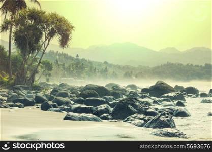 Tropical beach, Indonesia Java