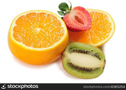 Tropical fruit. Isolated