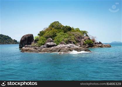 Tropical island in southern Thailand. Tropical island in Thailand